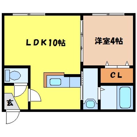 中島公園駅 徒歩12分 3階の物件間取画像